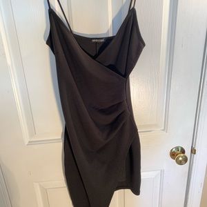 Black mini dress